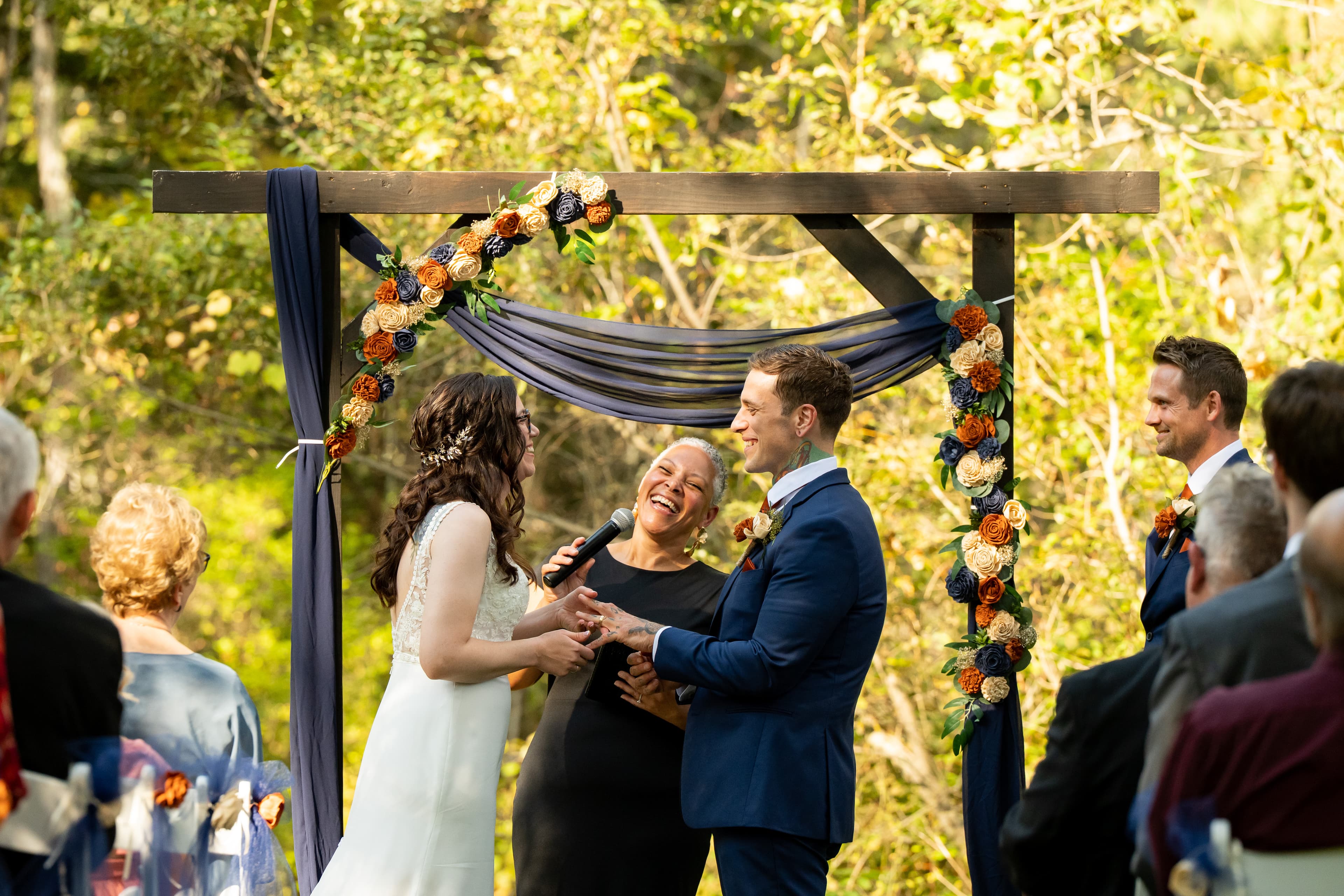The Officiant with Kayla & Jake — Rob Spring Photography
