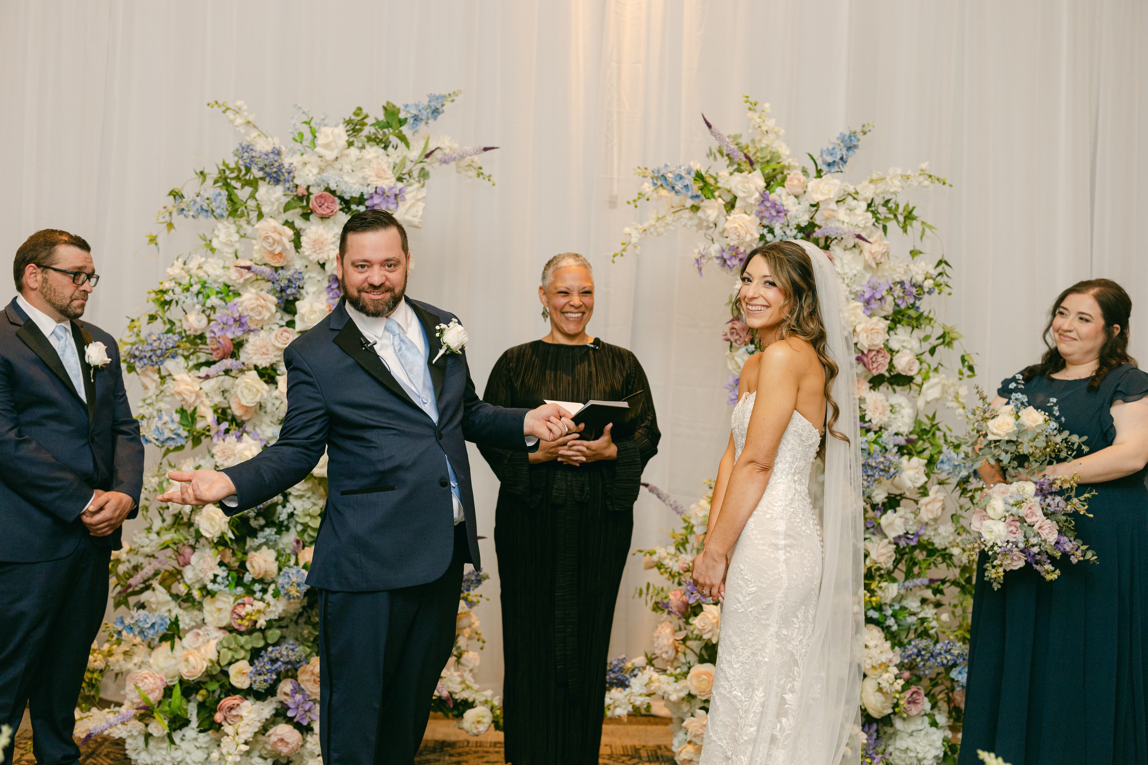The Officiant with Sabrina & Nick — Molli Photography